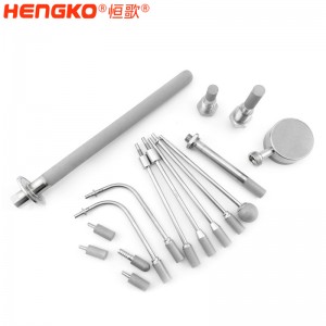 牛奶水沐浴曝氣器_耐腐蝕擴(kuò)散快效率高微米級(jí)不銹鋼曝氣頭