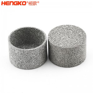恒歌粉末燒結不銹鋼除塵濾筒透氣工業(yè)過濾器過濾精準滲透性好_用于制藥化工純水過濾