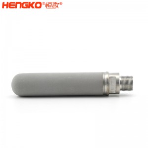 恒歌316L燒結(jié)不銹鋼濾芯_微米孔隙工業(yè)機外螺紋不銹鋼濾芯過濾筒