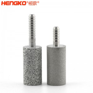 廠家定制316L粉末燒結(jié)不銹鋼過濾器曝氣頭，高強(qiáng)度耐腐蝕水族專用氣泡石