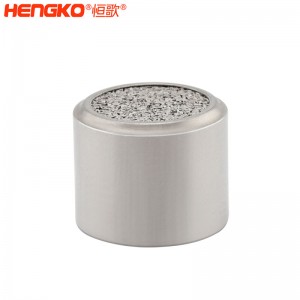 廠家定制0.2-90微米多孔金屬氣體傳感器防爆外殼，隔火焰耐腐蝕316L不銹鋼防爆片
