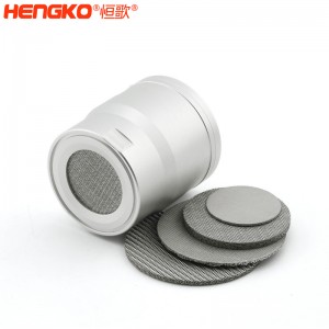 濾芯廠家生產(chǎn)氧氣傳感器不銹鋼燒結防爆網(wǎng)孔隙均勻，多層網(wǎng)燒結濾片隔爆元件