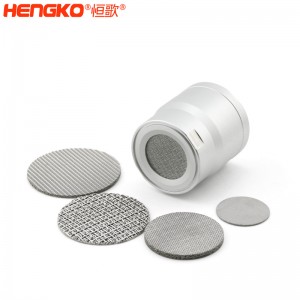 廠家定制氣體傳感器探頭防爆片耐600度高溫隔火焰，用于液化氣處理316不銹鋼阻火網(wǎng)片