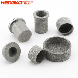 定制0.2-90um粉末燒結(jié)不銹鋼濾筒結(jié)構(gòu)穩(wěn)定抗沖擊，用于化工食品水處理