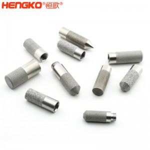 廠家生產(chǎn)0.2-90μm溫濕度傳感器不銹鋼探頭外殼防水防塵耐腐蝕，多種型號(hào)可定制