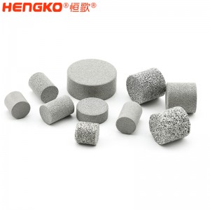 恒歌氣動(dòng)智能閥門執(zhí)行器平衡塞_耐磨損耐高溫不銹鋼燒結(jié)濾柱