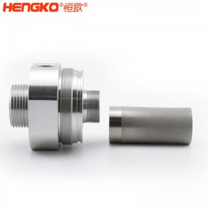 廠家生產(chǎn)不銹鋼粉末燒結(jié)壓縮空氣過(guò)濾器,耐熱抗壓金屬冶金濾芯可按需定制