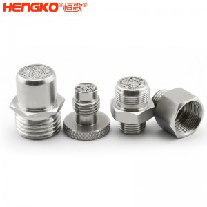 5 10 30 40微米醫(yī)用級(jí)粉末燒結(jié)不銹鋼316L直列式過(guò)濾器氧氣回路通風(fēng)機(jī)過(guò)濾用