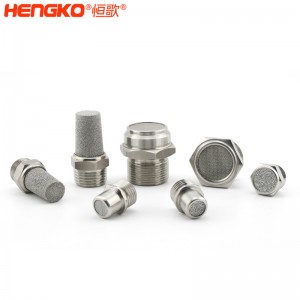 源頭廠家不銹鋼燒結(jié)網(wǎng)消聲器消音器耐高溫流量大，應(yīng)用于空壓機排氣