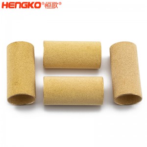恒歌微米級(jí)耐高溫銅粉末燒結(jié)多孔過(guò)濾管用于降噪