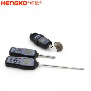 恒歌定制HG970手持式溫濕度標(biāo)準(zhǔn)器_用于無塵車間、儲存?zhèn)}庫溫濕度測量抽檢