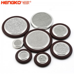 恒歌不銹鋼316L真空卡環(huán)濾芯耐高溫透氣均勻耐壓，工業(yè)衛(wèi)生級(jí)不銹鋼濾片過(guò)濾器