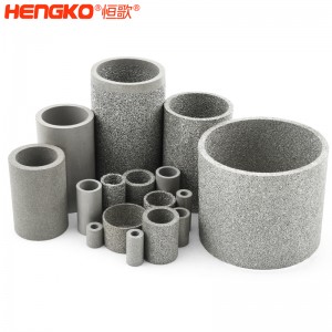 廠家直銷不銹鋼316L粉末微顆粒濾筒，耐高溫防塵不銹鋼金屬燒結(jié)濾筒濾芯