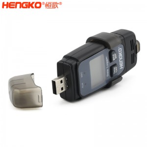 恒歌無線溫濕度記錄儀高精度低功耗IP65級防護(hù)_用于冷鏈運輸藥店