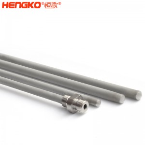 恒歌定制生產(chǎn)不銹鋼納米彌散管_高精準(zhǔn)孔隙均勻氣體分布氮氣彌散管