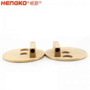 廠家定制長(zhǎng)壽命50 100 150 200微米銅粉末燒結(jié)濾芯片盤