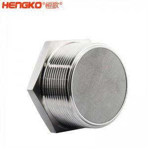 恒歌不銹鋼絲網(wǎng)濾芯燒結(jié)網(wǎng)消聲器消音器耐熱排氣均勻，應(yīng)用于排風(fēng)管消音