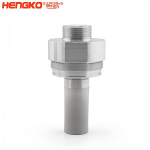 恒歌定制生產(chǎn)316L不銹鋼燒結(jié)空氣過濾器,孔隙均勻過濾精準(zhǔn)濾芯