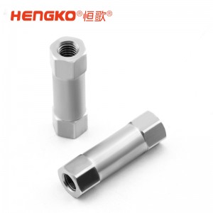 恒歌一體式接頭阻尼液壓過(guò)渡接頭體帶節(jié)流小孔阻尼限流閥過(guò)濾器