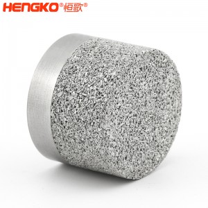 廠商定制微米不銹鋼燒結濾芯_316L不銹鋼過濾帽反沖洗工業(yè)和液體過濾可用