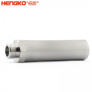 廠家定制批發(fā)不銹鋼燒結氣體濾芯,耐高溫流通快高精準除塵濾芯