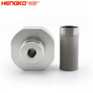 恒歌定制生產(chǎn)316L不銹鋼燒結(jié)空氣過濾器,孔隙均勻過濾精準(zhǔn)濾芯