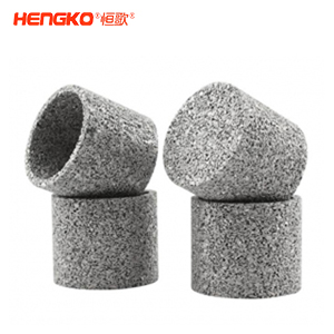 廠家定制金屬粉末燒結(jié)不銹鋼濾筒過濾器防塵透氣,用于化學工業(yè)大學實驗室