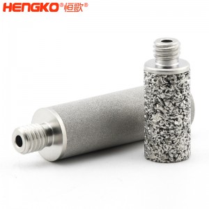 廠家來圖定制粉末燒結(jié)316L不銹鋼過濾器濾芯防塵耐腐蝕，用于化工制藥