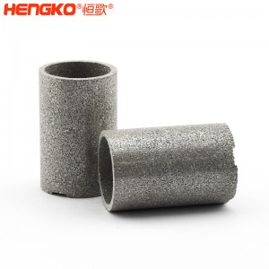 廠家定制金屬粉末燒結(jié)不銹鋼濾筒過濾器防塵透氣,用于化學工業(yè)大學實驗室