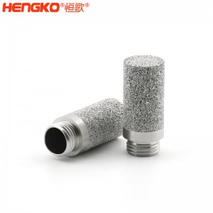 廠家定制農(nóng)業(yè)大棚溫濕度傳感器探頭保護(hù)罩_防水耐腐不銹鋼外螺紋平頭露點(diǎn)儀殼體