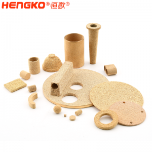 濾芯廠(chǎng)家定制微孔銅燒結(jié)粉末濾管排氣柔性耐高溫耐腐蝕3-90微米，制藥工業(yè)可用